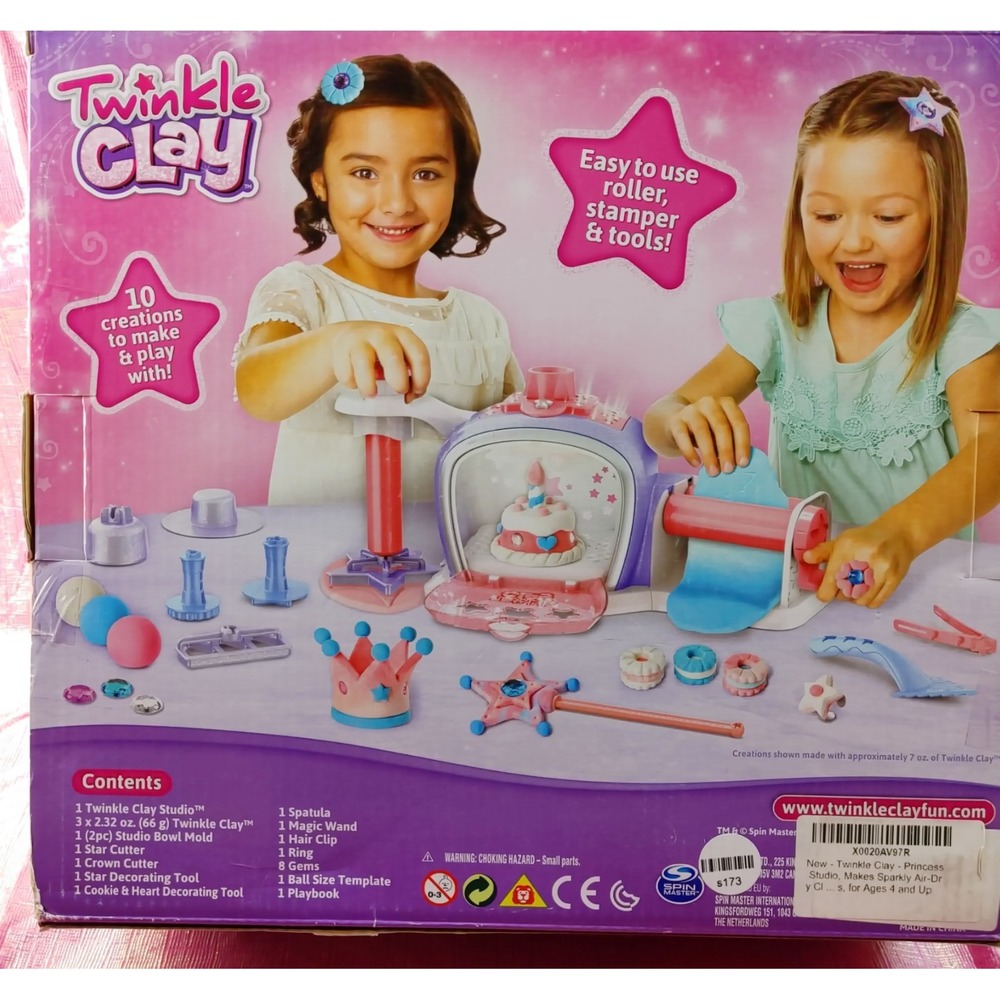 Twinkle Clay Toy Princess Studio Makes Sparkly Air-Dry Creations Fun - Picture 3 of 4